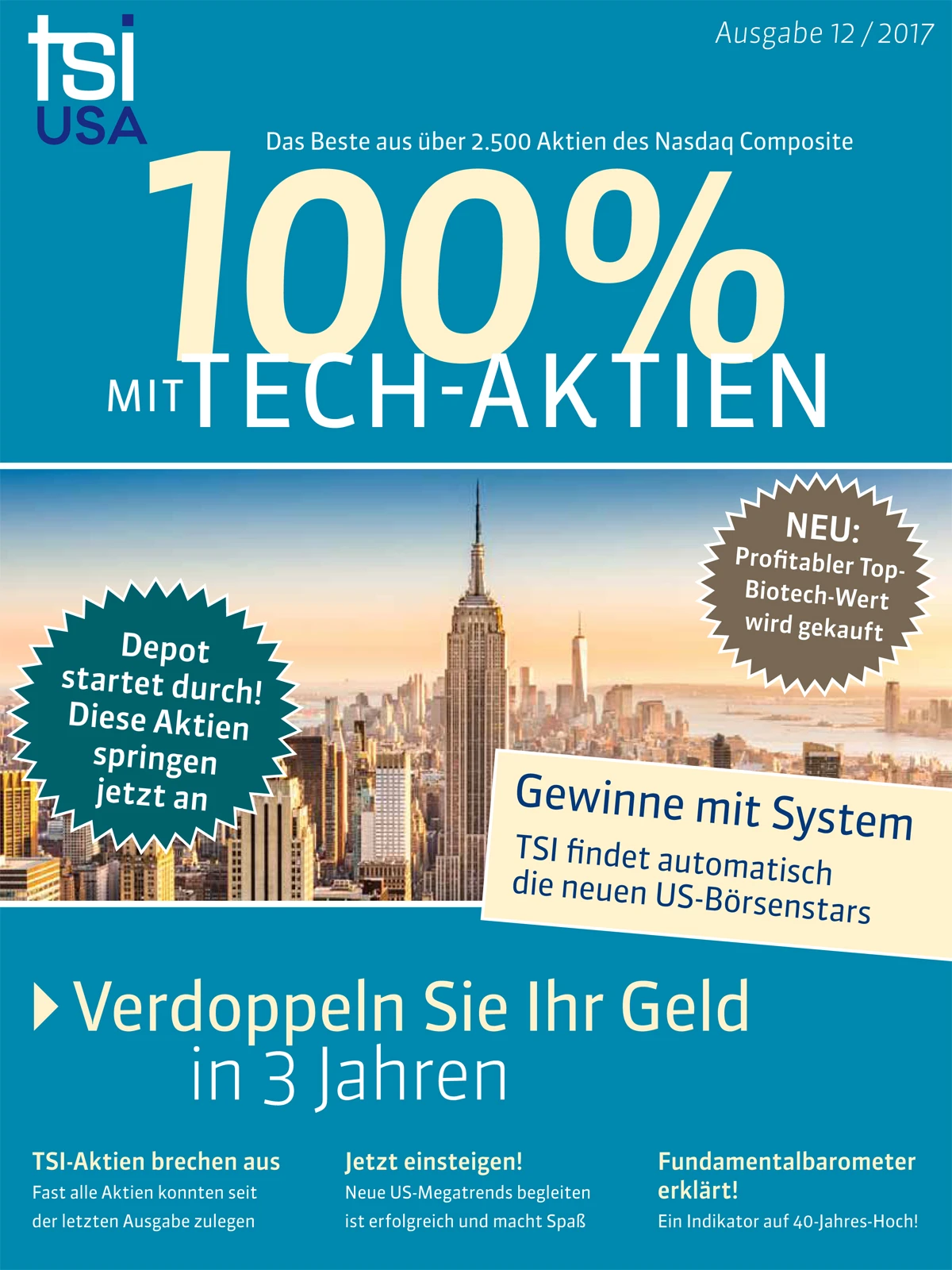 TSI-Sternchen aus dem Nasdaq springen an