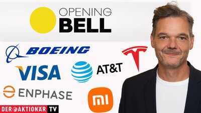 Opening Bell: Boeing, Tesla, Xiaomi, Visa, Enphase Energy, AT&T, Waste Management