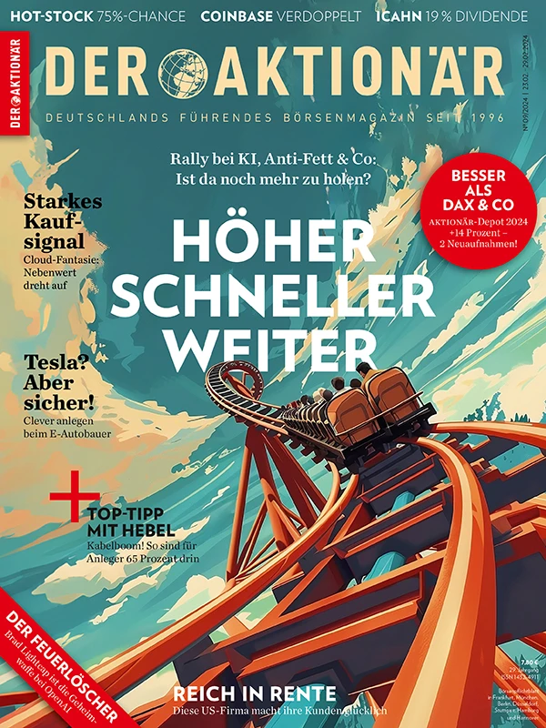 Wie weit die Rally der aktuellen Highflyer-Aktien noch gehen kann, das lesen Sie jetzt exklusiv im neuen AKTIONÄR. 