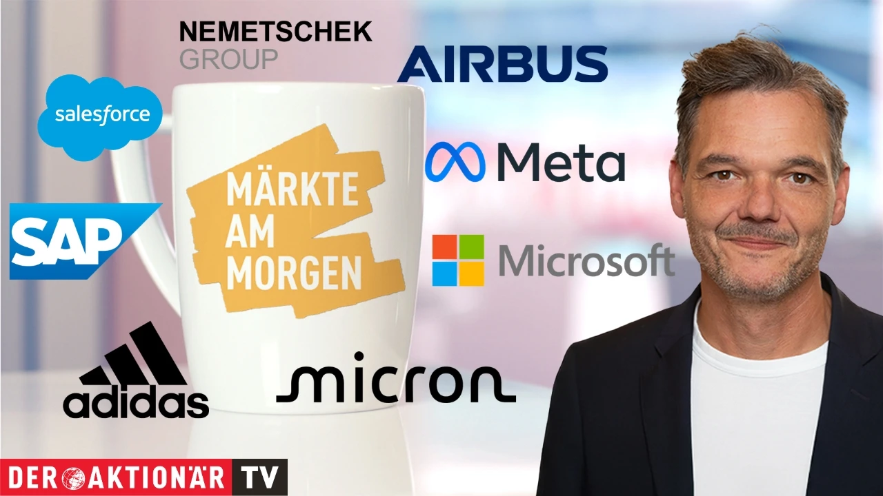 Märkte am Morgen: DAX startet mit kleinem Minus; Brent‑Öl, Microsoft, Meta, Micron Technology, SAP, Nemetschek, Adidas, Airbus im Fokus