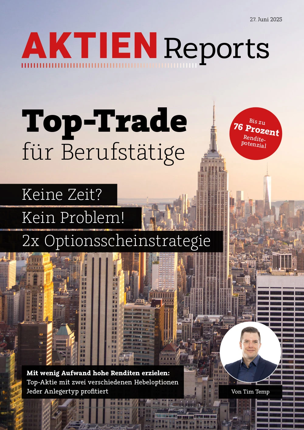 Schnell zugreifen und Top Trade sichern