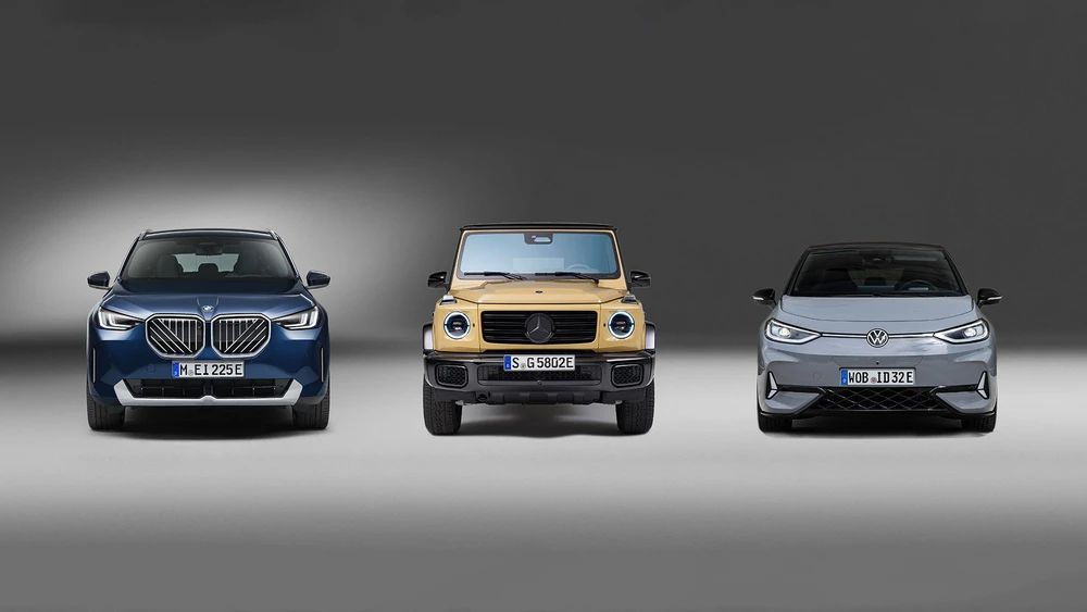 Schöne neue Elektrowelt: BMW X3, Mercedes G580 und VW ID.3