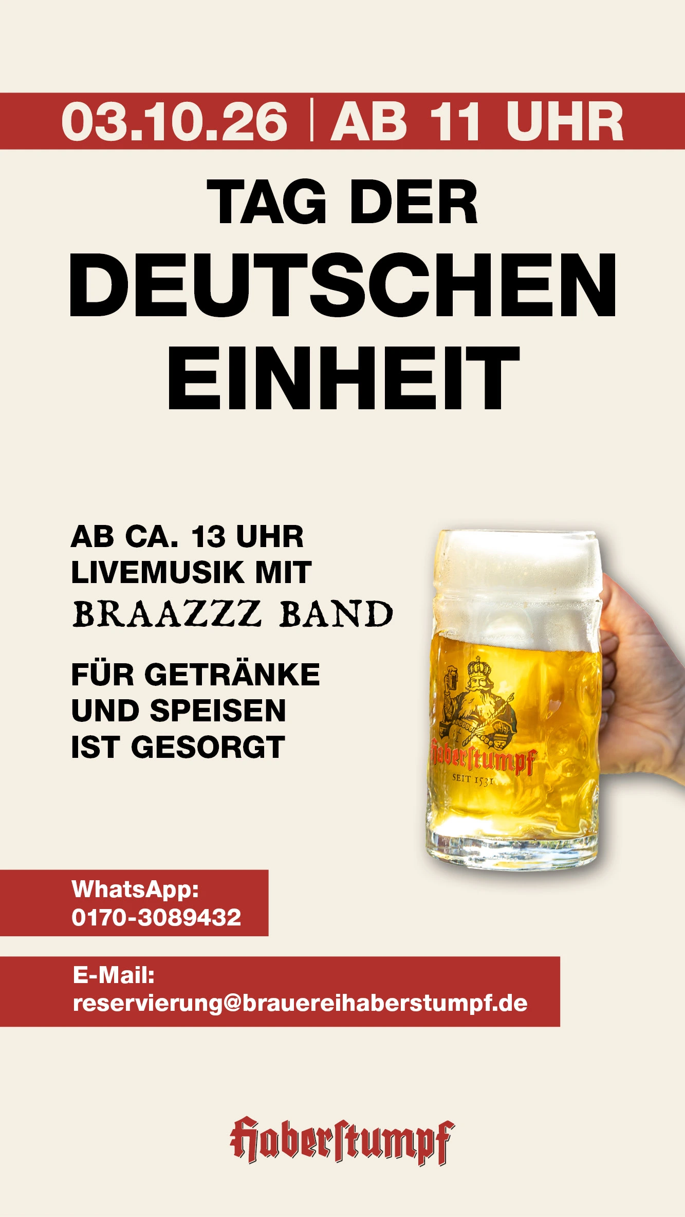 TAG DER DEUTSCHEN EINHEIT IN TREBGAST