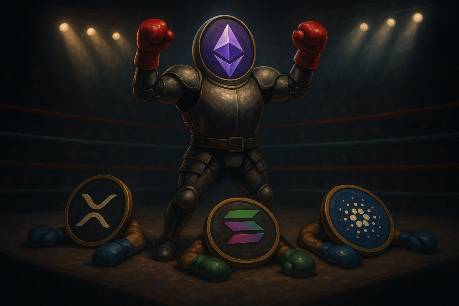 Wendepunkt? Sorgt neuer Ethereum Hype für Crash bei XRP, Solana und Co? (Foto: ChatGPT)