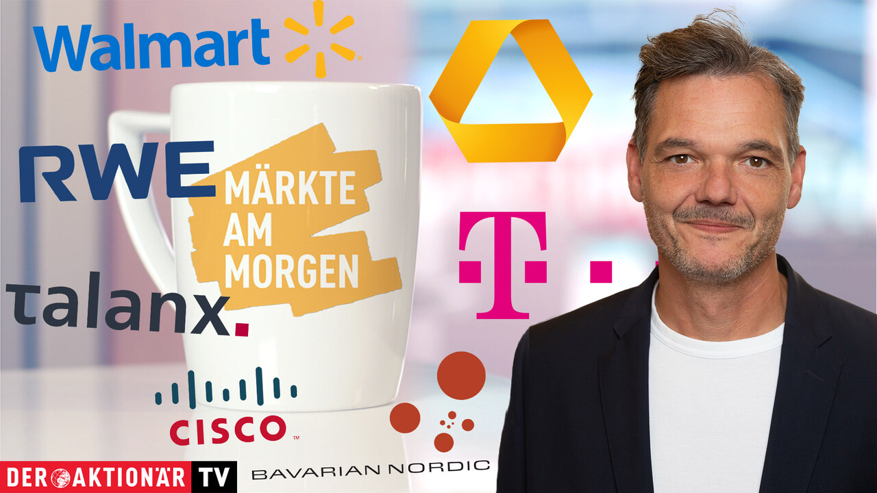 Märkte am Morgen: US-Verbraucherpreise stützen DAX; US-Zinsen, Cisco Systems, Alphabet, Walmart, RWE, Bavarian Nordic, Talanx, Deutsche Telekom im Fokus