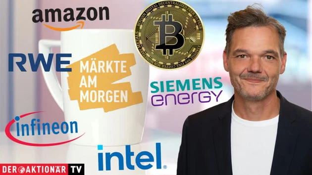Märkte am Morgen: Dow Jones, Nasdaq 100, Nikkei, Bitcoin, Amazon, Intel, DAX, Infineon, RWE, Siemens Energy