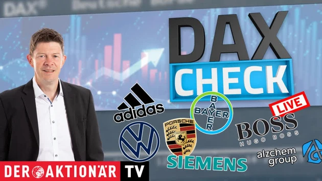 DAX‑Check: Start im Minus ‑ Adidas, Alzchem, Bayer, Hensoldt, Hugo Boss, Lanxess, Porsche SE, Volkswagen und Siemens im Check