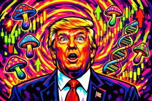 Wall Street im Rausch: Trumps „Magic Mushroom“‑Order löst Goldrausch aus  / Foto: Sora