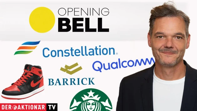 Opening Bell: Barrick Gold, Newmont, Intel, Qualcomm, Constellation Energy, Microsoft, Starbucks, Nike