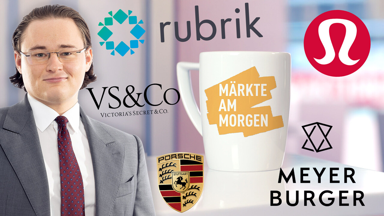 Märkte am Morgen: DAX weiter auf Rekordjagd; Porsche SE, Meyer Burger, Lululemon, Victoria's Secret, Rubrik, DocuSign, Oracle