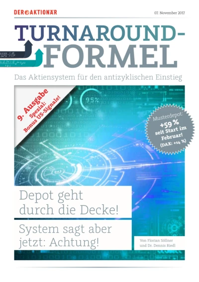 Neu: Turnaround-Formel mit US-Bonus – Depotwerte gehen dank Blockchain durch die Decke