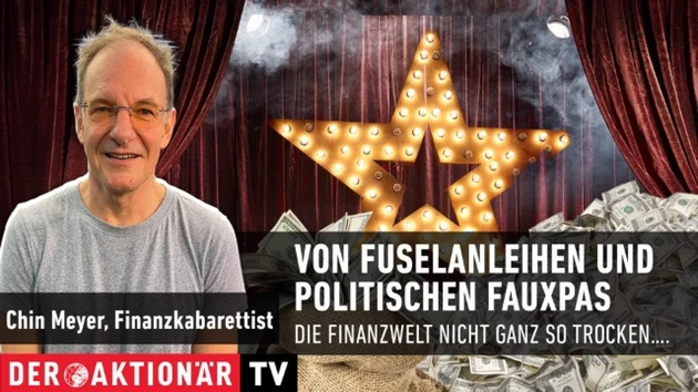 Finanzkabarett mit Chin Meyer ‑ über Fuselanleihen und grüne Kohle