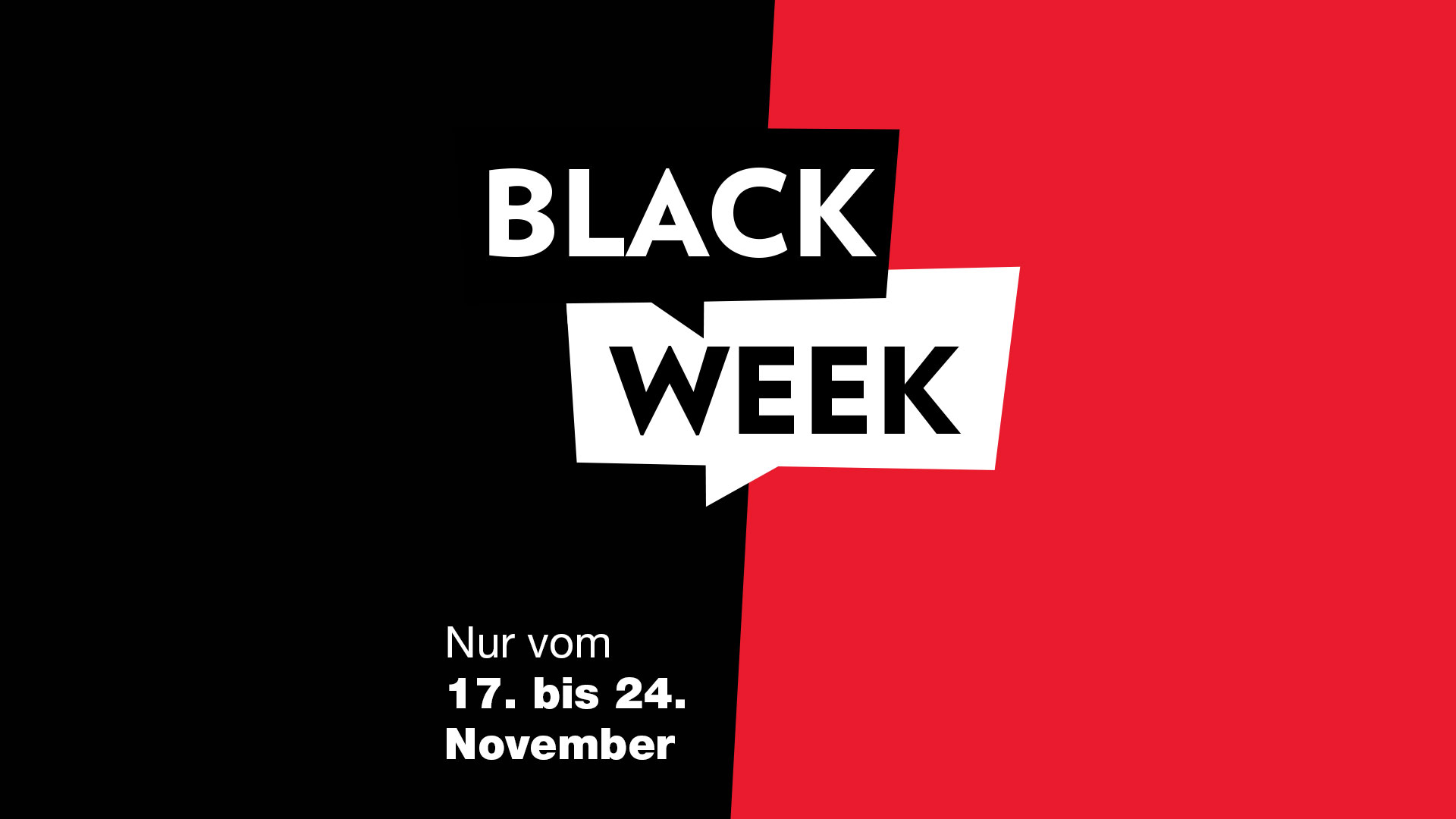 Black Week: Machen Sie den Deal des Jahres! (Foto: BMAG)