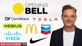 DowJones: Opening Bell: Wall Street startet mit wenig Bewegung; Cisco Systems, Tesla, Chevron, McDonald's, Coreweave, Nebius im Fokus