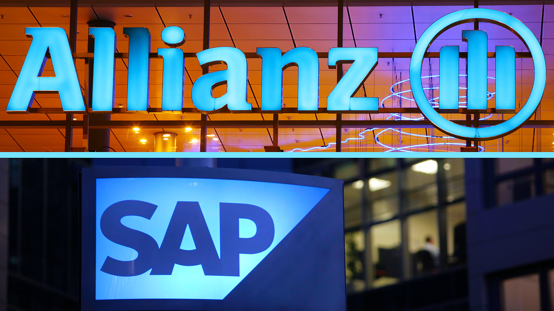 Allianz oder SAP &#8209; Welche deutsche Dauerläufer&#8209;Aktie lohnt sich jetzt mehr? (Foto: Wolfram Steinberg/Ulrich Baumgarten/picture alliance/dpa [M])