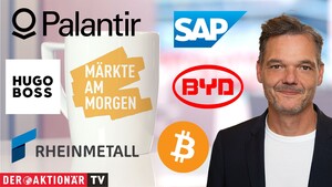 Märkte am Morgen: DAX weitet Verluste aus; Bitcoin, Palantir, BYD, SAP, Unicredit, Fraport, Hugo Boss, Basler, Rheinmetall im Fokus 