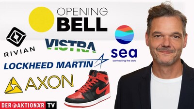 Opening Bell: Arbeitsmarktdaten beflügeln Märkte - Rivian, Vistra Energy, Lockheed Martin, Axon Enterprise, Sea Limited, Nike im Check