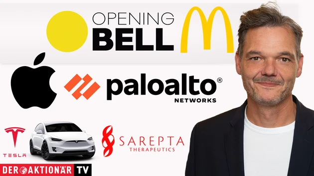 Opening Bell: Zäher US‑Handelsauftakt erwartet; Sarepta, Gilead, McDonald's, Salesforce, Apple, Palo Alto Networks im Fokus