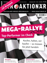 DAX: Neu im AKTIONÄR: Mega‑Rallye 2015 – Top‑Performer im Check – so geht es weiter bei Airbus, Daimler, Xing und Co! +++ Außerdem im Heft: Enphase Energy ‑ Solar‑Aktie mit Verdopplungspotenzial