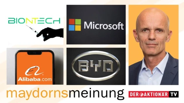 Maydorns Meinung: Varta, Tesla, BYD, Tencent, Alibaba, Apple, Microsoft, BioNTech, Standard Lithium