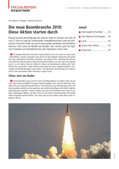 Die neue Boombranche 2010