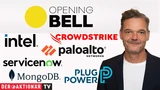 DowJones: Opening Bell: Wall Street startet leicht im Plus; Öl, Palo Alto Networks, Plug Power, Riot Platforms, Intel im Fokus
