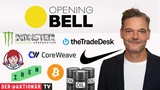 DJ Industrial Average: Opening Bell: Wall Street wegen Job‑Daten, Rubio‑Aussagen fester; Bitcoin, Brent, Iren, Coreweave, Wendy's, The Trade Desk, Monster Beverage, Nike im Fokus