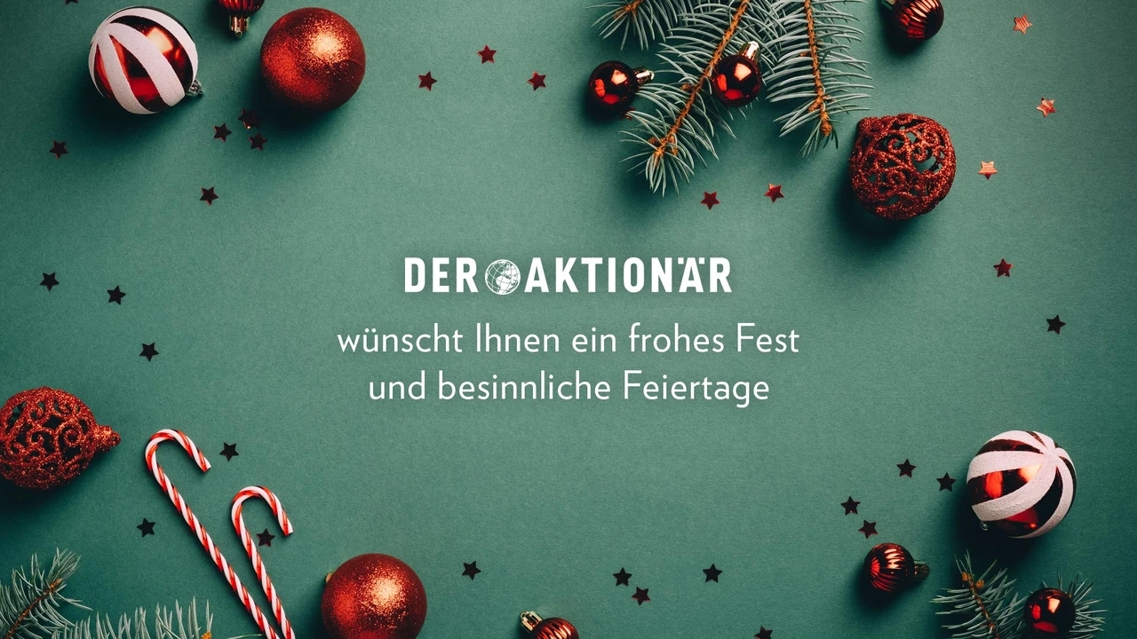 DER AKTIONÄR wünscht frohe Weihnachten 