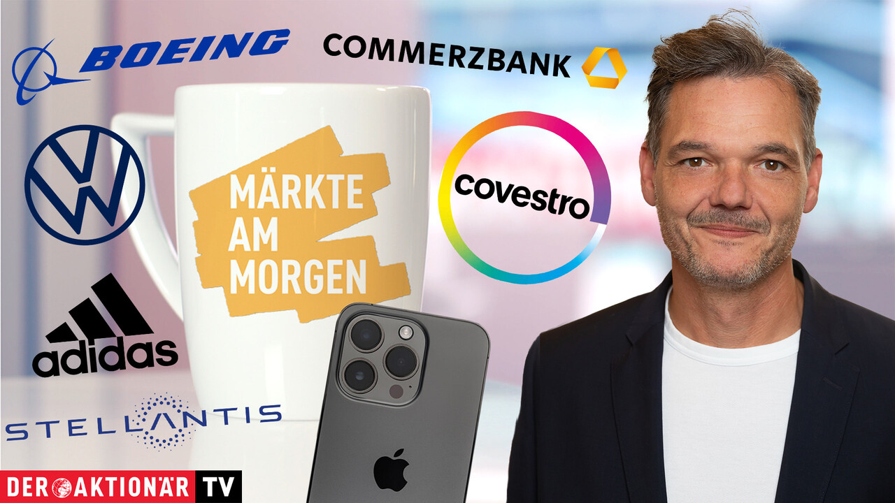 Märkte am Morgen: DAX mit leichten Gewinnen; China-Börsen geschlossen; Apple, Boeing, Volkswagen, Stellantis, Covestro, Adidas, Gerresheimer, Commerzbank im Fokus