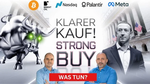 Jetzt kaufen? Bitcoin, Meta Platforms, Palantir, Brent Crude Oil, Nasdaq100 in der Analyse