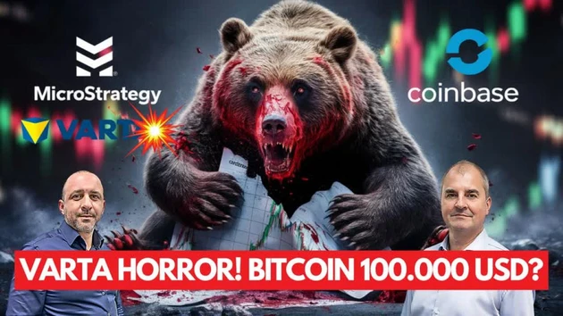 Varta: Vorsicht! Starke Bitcoin‑News ‑ Elon Musk, MicroStrategy, Coinbase, DAX im Blickpunkt