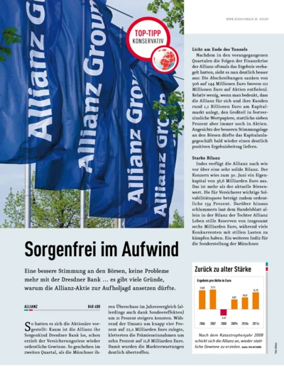 Allianz: Sogenfrei im Aufwind