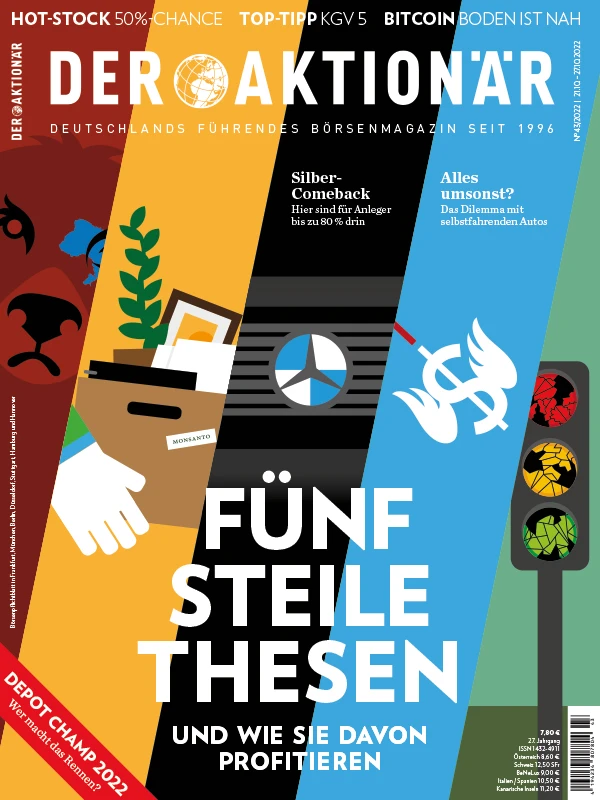 Die AKTIONÄR-Redaktion hat für die neue Ausgabe 5 steile Thesen aufgestellt, die für Gewinne sorgen.