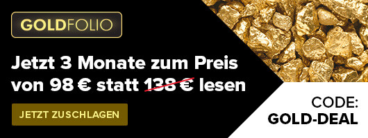 Goldfolio Werbebanner