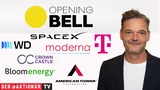 DowJones: Opening Bell: Wall Street weitet Verluste aus; Bloom Energy, Moderna, Western Digital, SpaceX, AT&T, T‑Mobile US, American Tower im Fokus