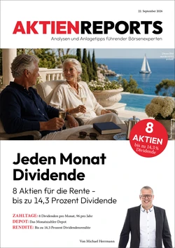 Jeden Monat Dividende: 8 Aktien für die Rente - bis zu 14,3 Prozent Dividende