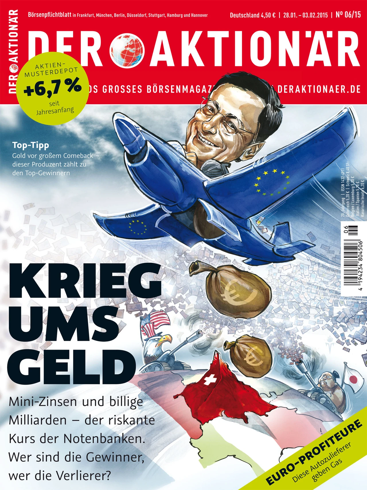 Krieg ums Geld - das sind die Gewinner und Verlierer +++ Außerdem: Gold vor großem Comeback - diese Aktie ist der Top-Gewinner