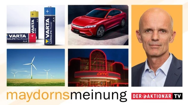 Maydorns Meinung: Daimler, Siemens Energy & Gamesa, Nordex, Orsted, TUI, AMC, BYD, CureVac, Apple, S. Lithium