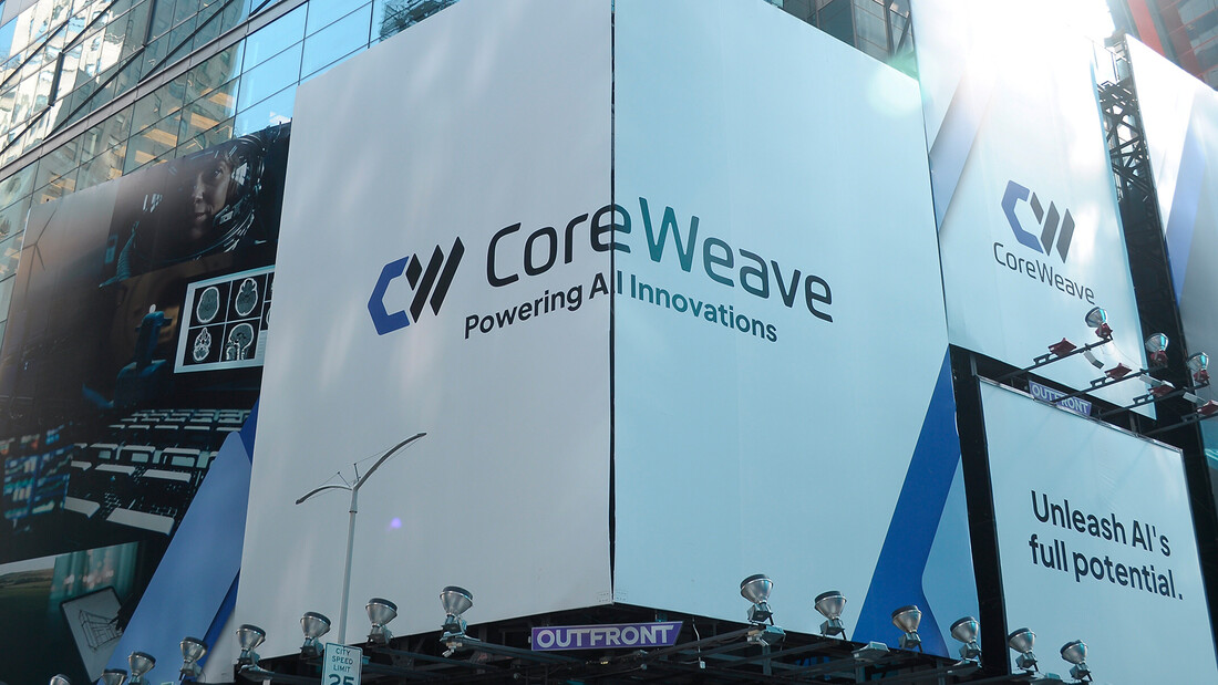 CoreWeave‑Aktie gibt nach: Massives Wachstum reicht nicht (Foto: Jimin Kim/SOPA/ZUMA Press/picture alliance/dpa)