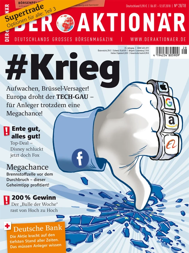 Neue Ausgabe: #KRIEG – Aufwachen, Brüssel‑Versager! Europa droht der TECH‑GAU – für Anleger trotzdem eine Megachance!