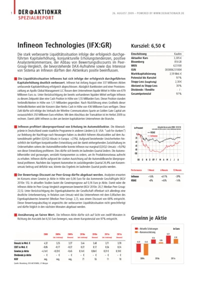 Der wahre Wert von Infineon