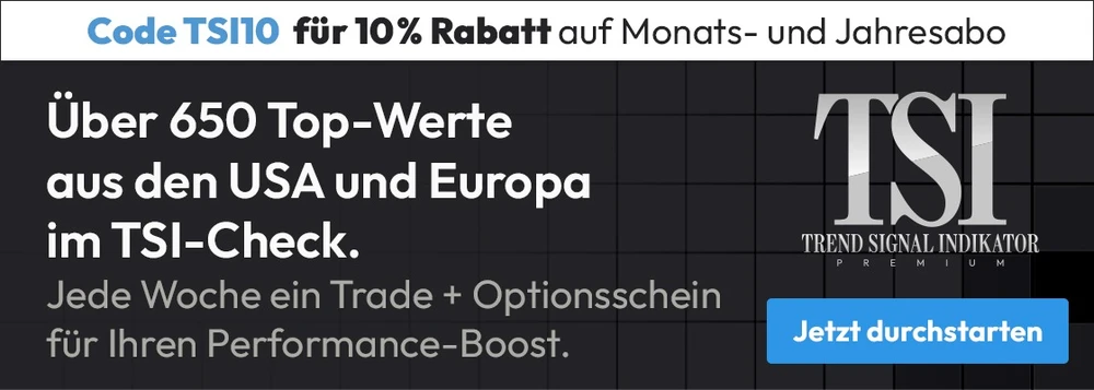 Jetzt schnell zugreifen und Outperformance mit Rabatt sichern