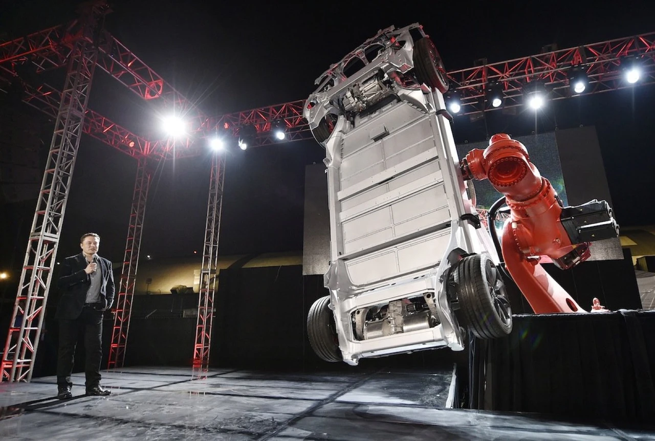 Tesla setzt bei Model Y radikal auf Roboter. KUKA und Fanuc werden sehr wahrscheinlich profitieren, Manz vielleicht
