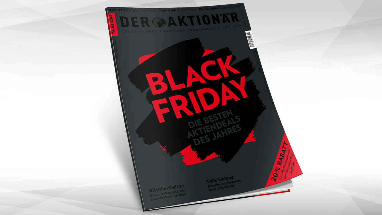 7 Aktiendeals des Jahres – mit diesen unschlagbaren Schnäppchen profitieren Sie jetzt zum Black Friday doppelt