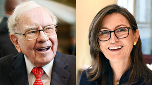 Warren Buffett, Cathie Wood und Co kaufen diese Aktien  / Foto: Nati Harnik/AP Photo/picture alliance, ARK Invest [M]