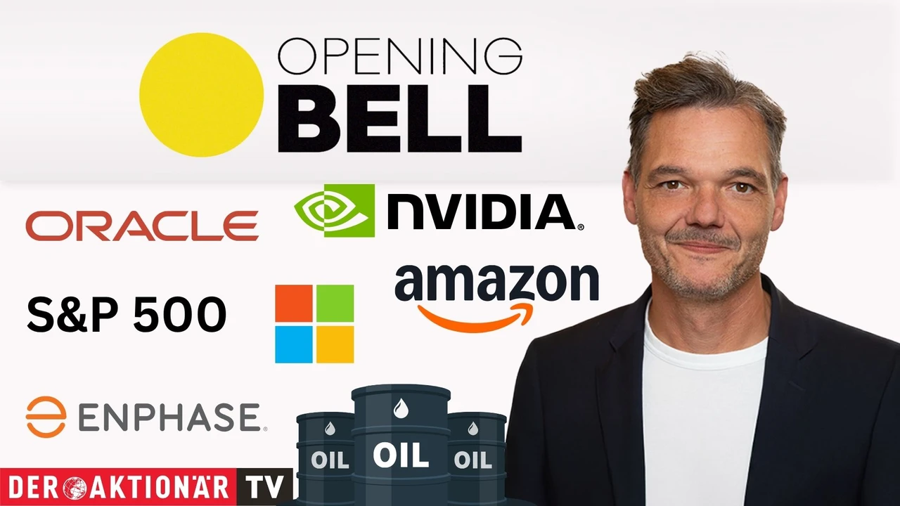 Opening Bell: Wall Street trotzt Nahost-Krise; WTI, Gold, Amazon, Microsoft, Enphase, Oracle, Nvidia im Fokus 