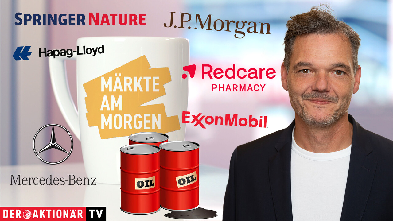 Märkte am Morgen: DAX startet über 19.000 Punkte; Öl, JPMorgan, ExxonMobil, Springer Nature, Douglas, Mercedes, Porsche, Redcare Pharmacy, Hapag Lloyd im Fokus