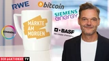 DAX: Märkte am Morgen: DAX flirtet weiter mit 16.000‑Punkte‑Marke; Bitcoin, RWE, Siemens Energy, Covestro, BASF, LVMH, ASML im Fokus