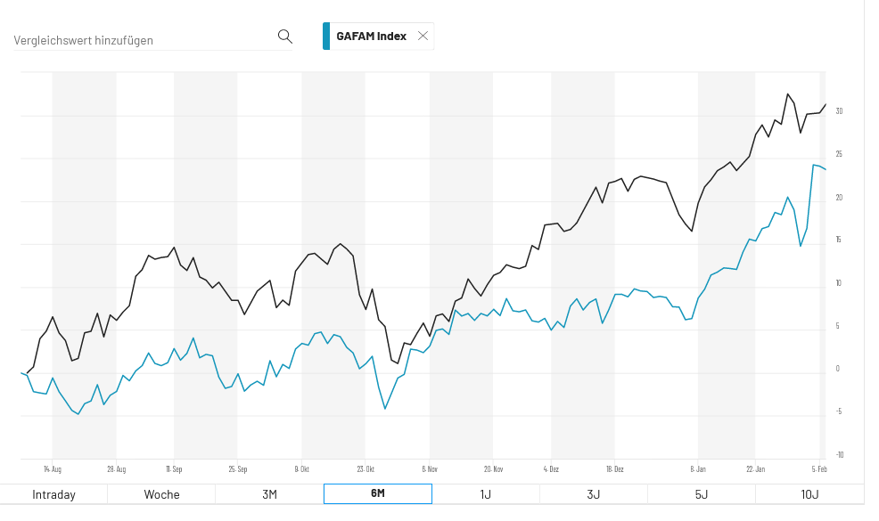 GAFAM versus Cybersecurity-Index