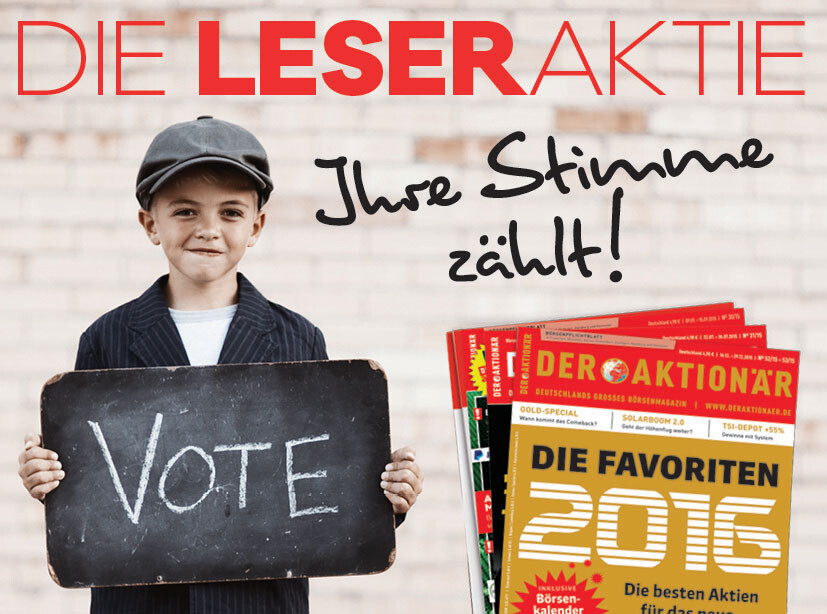 Aareal Bank, Commerzbank, Deutsche Bank: AKTIONÄR-Leser aufgepasst – wählen Sie hier Ihre Leseraktie!